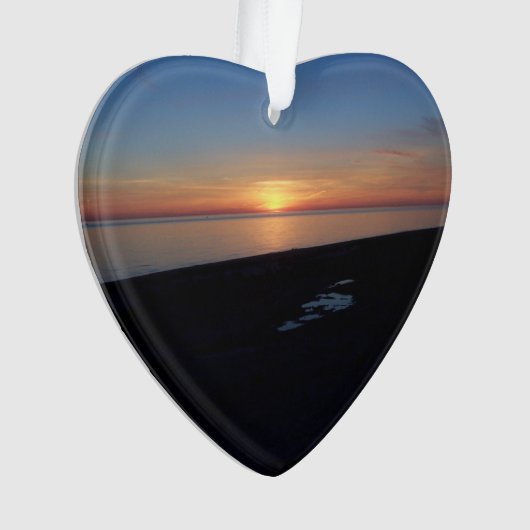 Lake Michigan Sunset Ornament (Vorderseite)