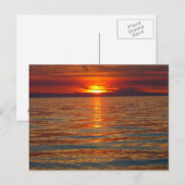 Lake Michigan Sunset Postcard Postkarte (Vorne/Hinten)