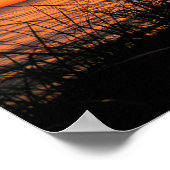 Lake Michigan Sunset Poster (Ecke)