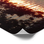 Lake Michigan Sunset Poster (Ecke)
