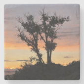 Lake Michigan Sunset Steinuntersetzer (Vorderseite)