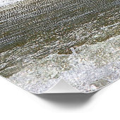 Lake Michigan Surf Poster (Ecke)