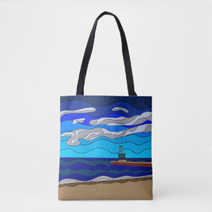 Lake Michigan - Tote Tasche
