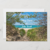 Lake Michigan Tranquility Einladung (Rückseite)