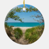 Lake Michigan Tranquility Keramikornament (Hinten)