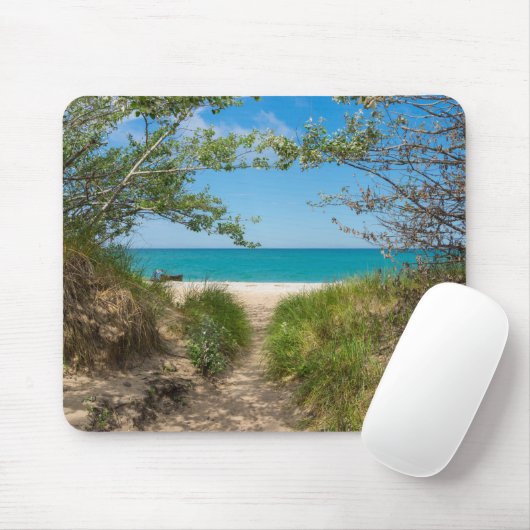 Lake Michigan Tranquility Mousepad (Mit Mouse)