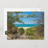 Lake Michigan Tranquility Postkarte (Vorne/Hinten)