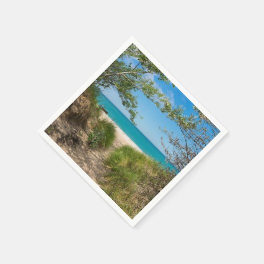 Lake Michigan Tranquility Serviette (Ecke)