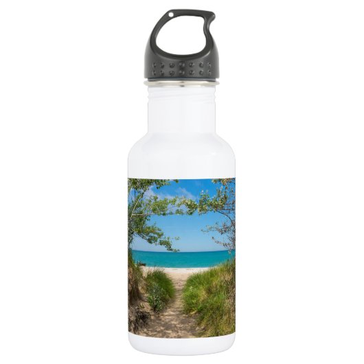 Lake Michigan Tranquility Trinkflasche (Vorderseite)
