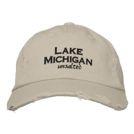 LAKE MICHIGAN - unsalziert Bestickte Baseballkappe