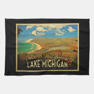 Lake Michigan Vintag Geschirrtuch