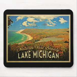 Lake Michigan Vintag Mousepad