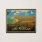 Lake Michigan Vintag Puzzle (Horizontal)