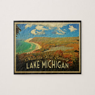 Lake Michigan Vintag Puzzle