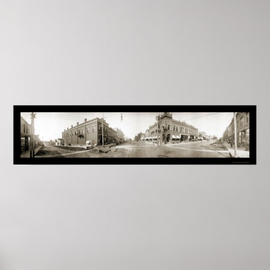 Lake Mills, IA Foto 1908 Poster (Vorne)