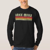 LAKE MILLS WI WISCONSIN Funny City Zuhause Roots G T-Shirt (Vorderseite)