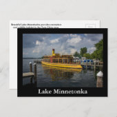 Lake Minnetonka Postkarte (Vorne/Hinten)