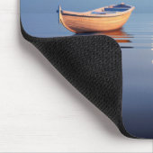 Lake Mist Moon Leicht ruhig Friedlich Mousepad (Ecke)