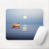 Lake Mist Moon Leicht ruhig Friedlich Mousepad (Mit Mouse)