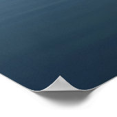 Lake Mist Moon Leicht ruhig Friedlich Poster (Ecke)