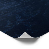 Lake Mist Moon Leicht ruhig Friedlich Poster (Ecke)