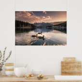 Lake Misurina | Dolomiten, Italien Poster (Küche)