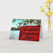 "LAKE MONSTERS!" Brunnen-Karte Karte (Gelbe Blume)