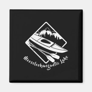 Lake Mooselookmeguntic Maine Kajak Kajaking Bootfa Magnet
