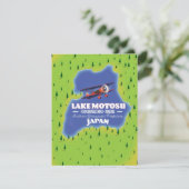 Lake Motosu Japanischer Reiseplan. (Stehend Vorderseite)