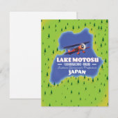 Lake Motosu Japanischer Reiseplan. (Vorne/Hinten)