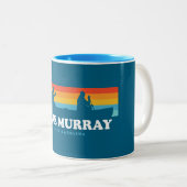 Lake Murray South Carolina Canoe Zweifarbige Tasse (VorderseiteRechts)
