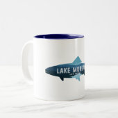Lake Murray South Carolina Fish Zweifarbige Tasse (Vorderseite Links)