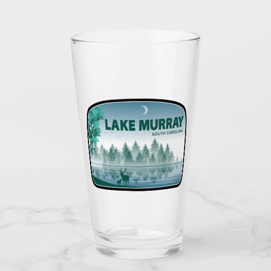 Lake Murray South Carolina Hirsche Glas (Vorderseite)