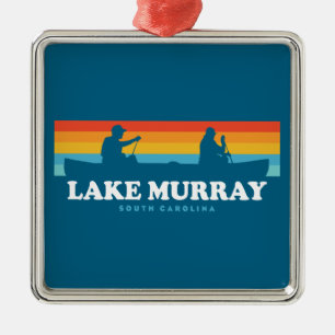 Lake Murray South Carolina Kanu Ornament Aus Metall