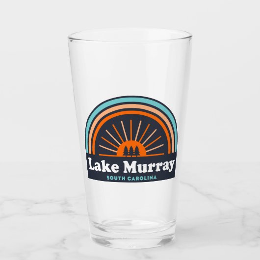 Lake Murray South Carolina Regenbogen Glas (Vorderseite)