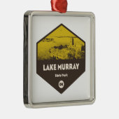 Lake Murray Staat Park Oklahoma Ornament Aus Metall (Rechts)