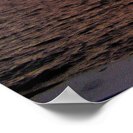 Lake Murray Sunset Poster (Ecke)