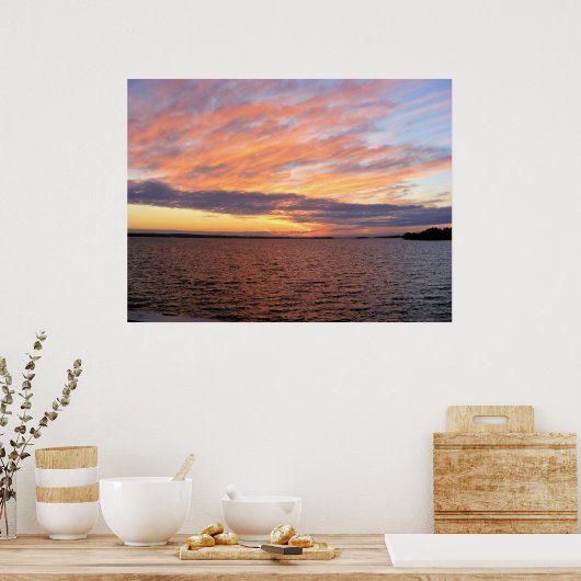 Lake Murray Sunset Poster (Küche)