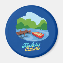 Lake Muskoka Ontario Kanada Magnet