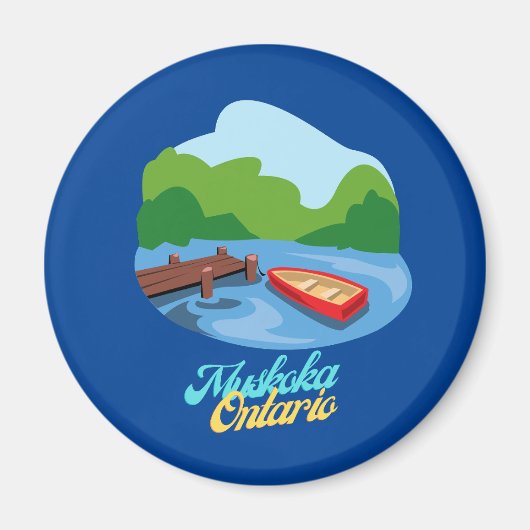 Lake Muskoka Ontario Kanada Magnet (Vorne)