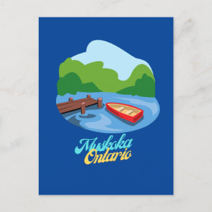 Lake Muskoka Ontario Kanada Postkarte