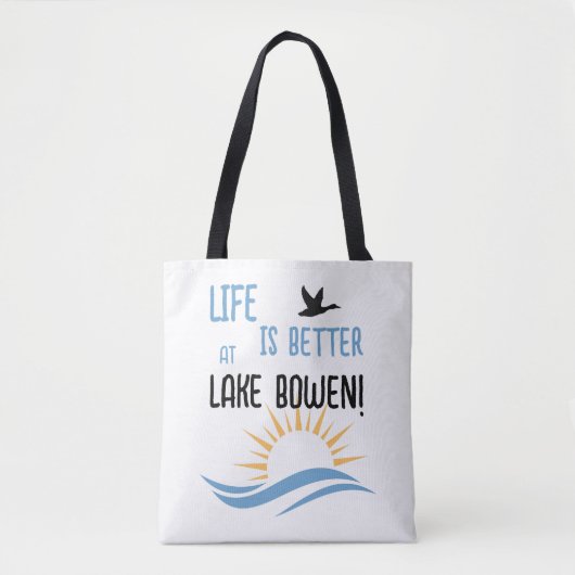 Lake Name Personalisiert zweiseitig Tasche (Vorderseite)
