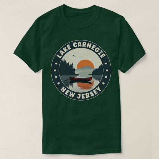 Lake negie New Jersey Sunset T-Shirt (Design vorne)
