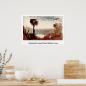 Lake Nemi von Joseph Mallord William Turner Poster (Küche)