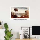 Lake Nemi von Joseph Mallord William Turner Poster (Heimbüro)