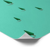 Lake Nipigon Canada map Poster (Ecke)