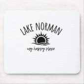 Lake Norman My Happy Place Nc Boating Fishing Camp Mousepad (Vorne)