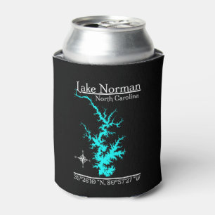 Lake Norman North Carolina Kartenkoordinaten Dosenkühler