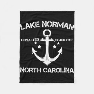 Lake Norman North Carolina lustiger Angel- Camping Fleecedecke