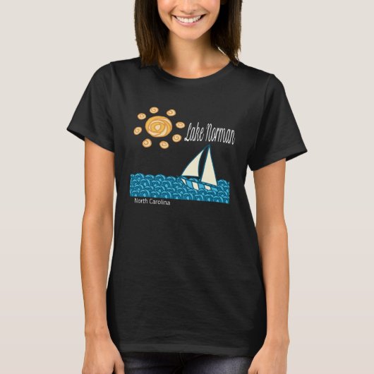 Lake Norman North Carolina T-Shirt (Vorderseite)